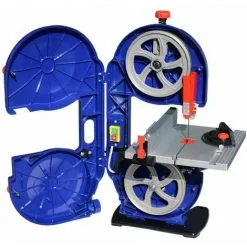 Varan Motors - NEBDS-01 Scie à Bande 350W 230V 190mm, 14.7m/s - Bleu -VARAN MOTORS Soldes Magasin 10259039 2