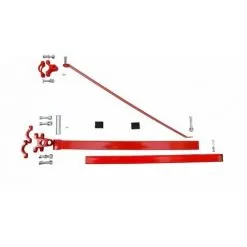 Varan Motors - HST-300-1100-A Support Mural, Bras Tournant, Potence Pour Palan électrique, 600KG, 110CM - Rouge -VARAN MOTORS Soldes Magasin 10606904 3