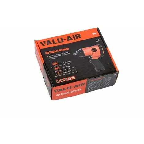 Varan Motors - RP7404 Clé à Chocs Pneumatique 1/2'' 310Nm, Visseuse Pneumatique - Orange 2 Varan Motors - RP7404 Clé à Chocs Pneumatique 1/2'' 310Nm, Visseuse Pneumatique - Orange – Image 2