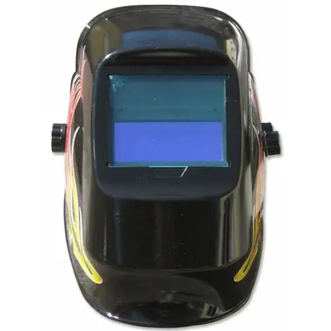 Varan Motors - SZ-GSTflame Masque De Soudure Automatic 98x40 Noir Avec Des Flammes 1/25000s - Noir 2 Varan Motors - SZ-GSTflame Masque De Soudure Automatic 98x40 Noir Avec Des Flammes 1/25000s - Noir – Image 2