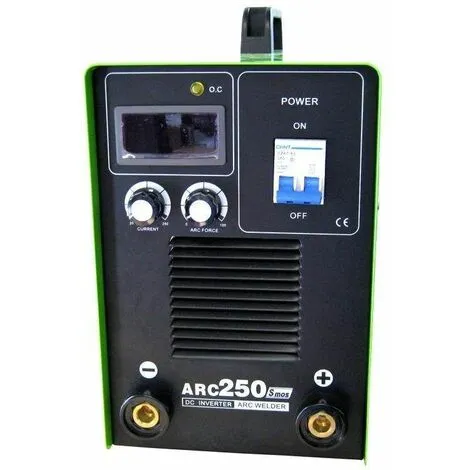 Varan Motors - Var-arc250 Poste à Souder à L'arc MMA ARC-250 Inverter + Affichage Digital - Vert 4 Varan Motors - Var-arc250 Poste à Souder à L'arc MMA ARC-250 Inverter + Affichage Digital - Vert – Image 4