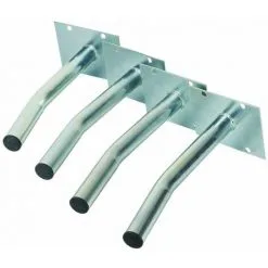 Varan Motors - HYAOU-1 Support Mural De Roues, Range-pneus, Range-roues En Acier, 4 Pièces, 50kg Max Par Support - Gris -VARAN MOTORS Soldes Magasin 13941231 4