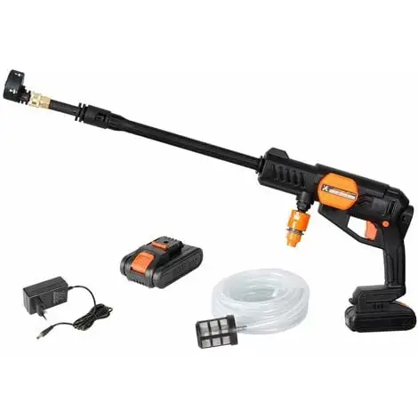 Varan Motors - HMPC-3 Nettoyeur Haute Pression Sur Batterie / Accu 20V, Nettoyeur Portatif (batterie Et Chargeur Fournis) - Noir 1 Varan Motors - HMPC-3 Nettoyeur Haute Pression Sur Batterie / Accu 20V, Nettoyeur Portatif (batterie Et Chargeur Fournis) - Noir