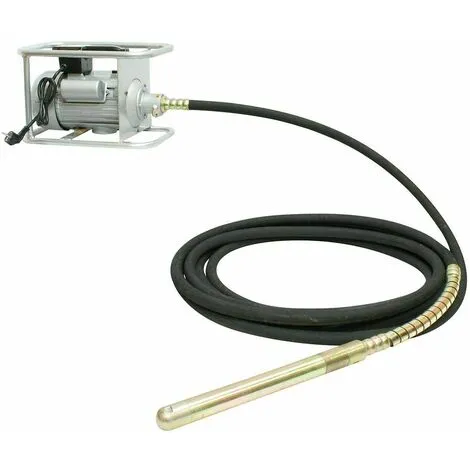 Varan Motors - ZN70FG45X12M Aiguille Vibrante, Vibrateur De Béton électrique 2200W Ø 45mm 12m - Noir 2 Varan Motors - ZN70FG45X12M Aiguille Vibrante, Vibrateur De Béton électrique 2200W Ø 45mm 12m - Noir – Image 2