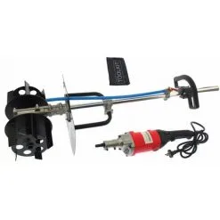 Varan Motors - NEEMR-02 Mélangeur Malaxeur 1800w Avec Apport D' Eau Pour L'enduit, Le Ciment, Le Mortier, La Colle De Carreaux, Le Crépis... - Rouge -VARAN MOTORS Soldes Magasin 19047907 2