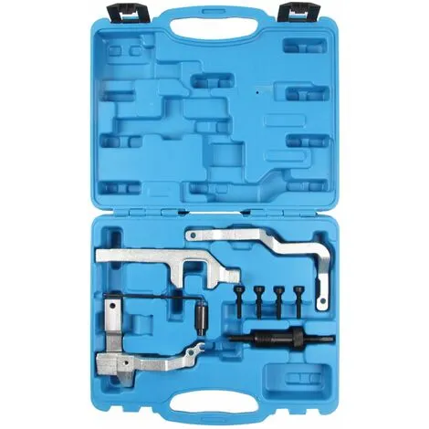 Varan Motors - VT01704 Outil De Calage De Distribution Mini Cooper Psa Peugeot Citroën, Synchronisation Distribution 10 Pieces - Bleu 1 Varan Motors - VT01704 Outil De Calage De Distribution Mini Cooper Psa Peugeot Citroën, Synchronisation Distribution 10 Pieces - Bleu