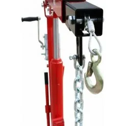 Varan Motors - NEPTC-02-2 Grue De Levage / Chèvre 450Kg Pour Remorque, Pick-up, Hayon Avec Treuil - Rouge -VARAN MOTORS Soldes Magasin 2057785 4