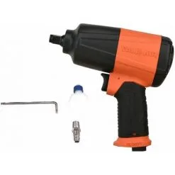 Varan Motors - V702 Coffret Clé à Chocs Pneumatique 1/2'' 610Nm, Visseuse Pneumatique, Corps Composite - Orange -VARAN MOTORS Soldes Magasin 24005486 2