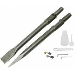 Varan Motors - NEDB-01 Marteau Piqueur - Burineur Marteau De Démolition 1700W 43 Joules + 2 Burins - Gris -VARAN MOTORS Soldes Magasin 2570834 3