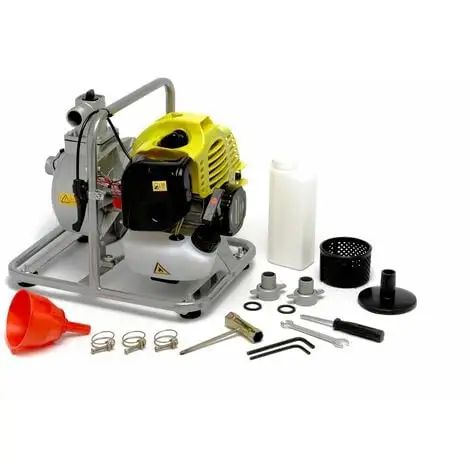 Varan Motors - WB10CX Pompe à Eau Thermique Motopompe Essence 2T 1'' 43cc 2CV 8000 L/h - Gris 1 Varan Motors - WB10CX Pompe à Eau Thermique Motopompe Essence 2T 1'' 43cc 2CV 8000 L/h - Gris