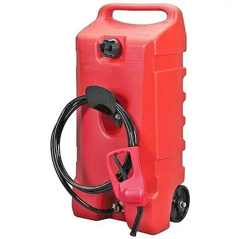 Varan Motors - NEDLP-34 Jerrycan Sur Roues, Réservoir à Carburant 53 Litres Avec Pistolet De Distribution Essence Diesel Kérosène, Distributeur Nomade - Rouge 3 Varan Motors - NEDLP-34 Jerrycan Sur Roues, Réservoir à Carburant 53 Litres Avec Pistolet De Distribution Essence Diesel Kérosène, Distributeur Nomade - Rouge – Image 3