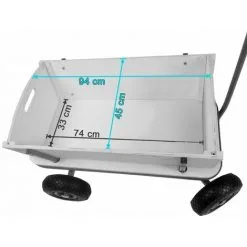 Varan Motors - TC1812M Chariot Wagon Pour Enfant, Chariot De Transport En Bois Avec Bâche, Charge 180Kg Max. - Rouge 6 Varan Motors - TC1812M Chariot Wagon Pour Enfant, Chariot De Transport En Bois Avec Bâche, Charge 180Kg Max. - Rouge -VARAN MOTORS Soldes Magasin 325026 3