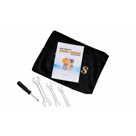 Varan Motors - 92684 Moteur Diesel 14CV 456cc + Démarrage Electrique, Sortie Conique FG3 - Gris 3 Varan Motors - 92684 Moteur Diesel 14CV 456cc + Démarrage Electrique, Sortie Conique FG3 - Gris – Image 3