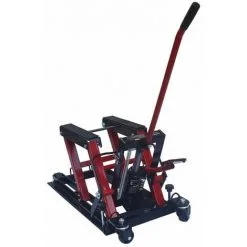 Varan Motors - NEMEL-02 Pont élévateur 450kg 11-38cm, Plateforme élévatrice, Béquille D'atelier Pour Moto, Quad, Scooter, Tondeuse - Rouge -VARAN MOTORS Soldes Magasin 52778438 4