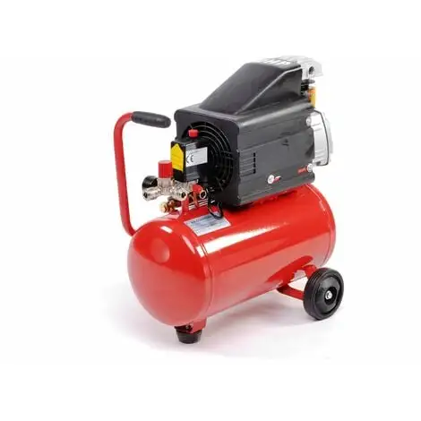 Varan Motors - 184005 Compresseur D'air 24L 2CV 1.5KW, 130 Litres Par Minute - Rouge 3 Varan Motors - 184005 Compresseur D'air 24L 2CV 1.5KW, 130 Litres Par Minute - Rouge – Image 3