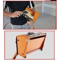 Varan Motors - PH-10 Machine à Joints De Plaque De Plâtre, Jointeur Automatique 25cm De Large - Jaune -VARAN MOTORS Soldes Magasin 577601 4