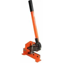 Varan Motors - NEHDS-03 Cisaille à Levier Manuelle Pour Tole, Couteau De 200mm, épaisseur Maximale 12mm - Orange -VARAN MOTORS Soldes Magasin 6812336 2