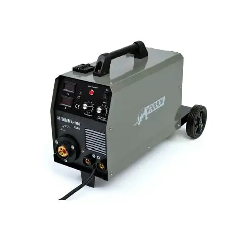 Varan Motors - Var-migmma160 Poste à Souder à L'arc Portatif MIG MMA-160 Inverter + Accessoires - Gris 5 Varan Motors - Var-migmma160 Poste à Souder à L'arc Portatif MIG MMA-160 Inverter + Accessoires - Gris – Image 5
