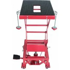Varan Motors - NEMLT-18 Pont élévateur 135kg, Plateforme élévatrice, Béquille D'atelier Pour Moto, Quad, Scooter, Tondeuse - Rouge -VARAN MOTORS Soldes Magasin 836000 2