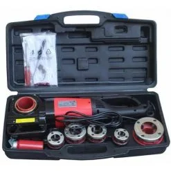 Varan Motors - NEPTR-02 Fileteuse, Filiere électrique 2000W Pour Tuyaux De 1/2'', 3/4'', 1'', 1-1/4'', 1-1/2'', 2'' - Rouge 7 Varan Motors - NEPTR-02 Fileteuse, Filiere électrique 2000W Pour Tuyaux De 1/2'', 3/4'', 1'', 1-1/4'', 1-1/2'', 2'' - Rouge -VARAN MOTORS Soldes Magasin 9382444 3