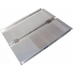 Varan Motors - SR607-3 Rampes De Fauteuil Roulant Rampes Pliables De Chargement 91cm De Long, Max 272KG - Gris